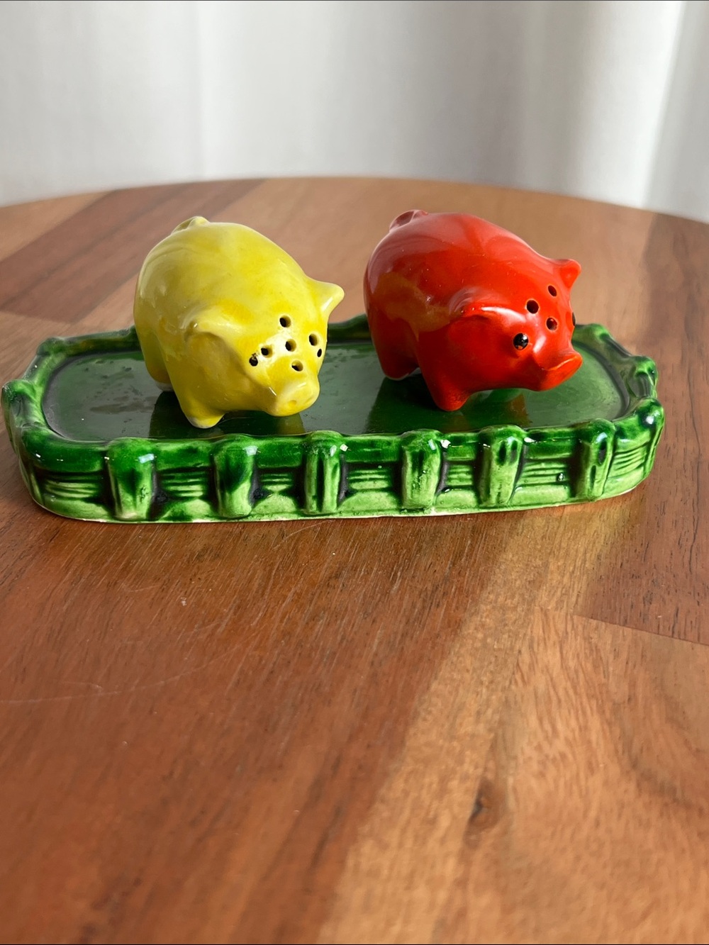 Vintage salt and pepper shakers